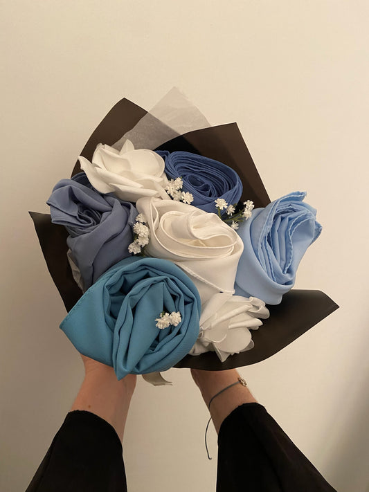 Bouquet 5 voiles soie de Médine